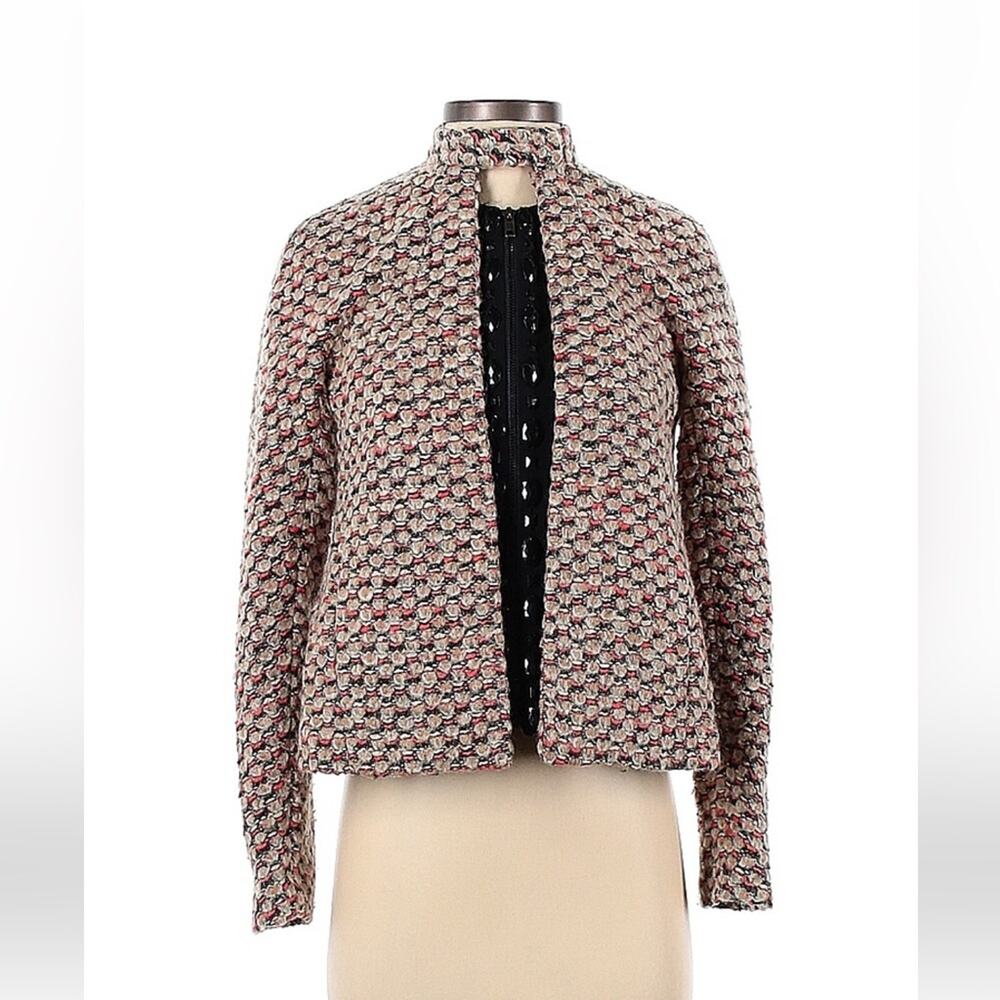 Graciela Naum light up the night, soft knit‎ zip up jacket coat, size small